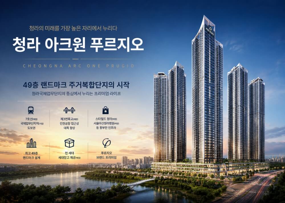 청라 아크원 푸르지오, 청라국제도시 중심 입지 분양 예정